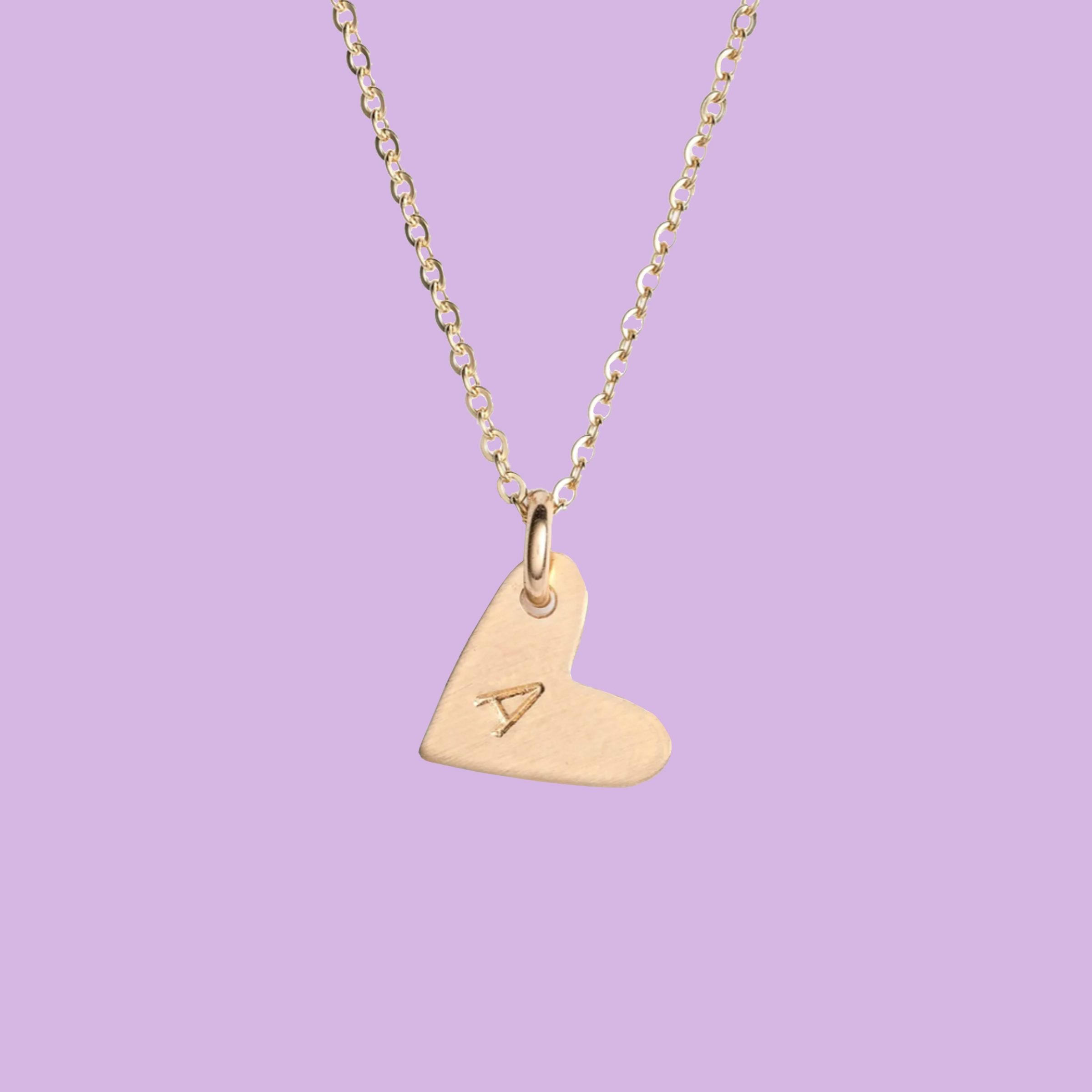 Young & Forever Girls Valentine Gifts Special Elite Collection Gold Plated Heart Necklace