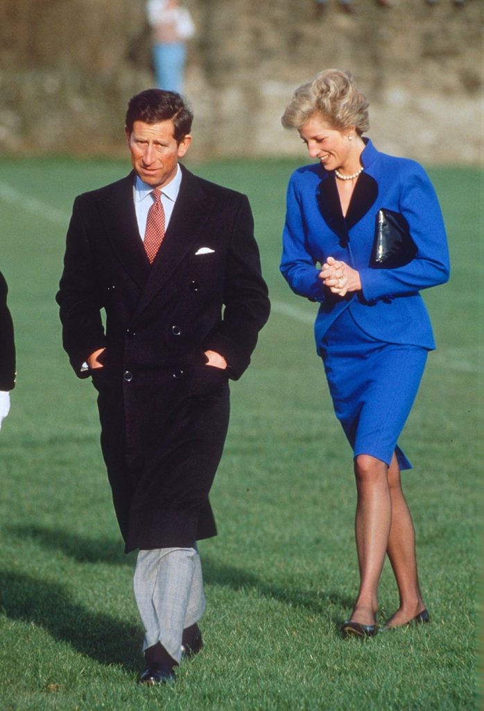 PRINCE CHARLES AND PRINCESS DIANA VISIT YOULGREAVE PRIMARY SCHOOL IN DERBYSHIRE, BRITAIN - 1990