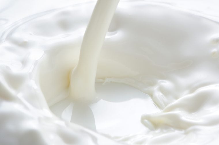 Pouring Milk Background