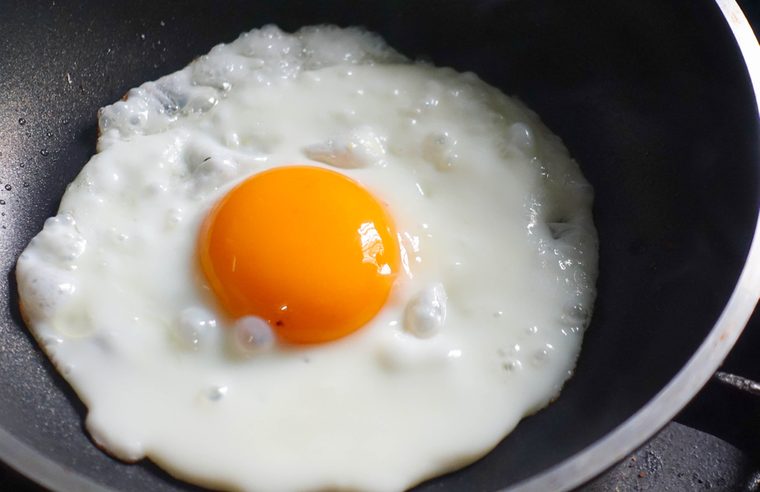 Fried egg In the pan