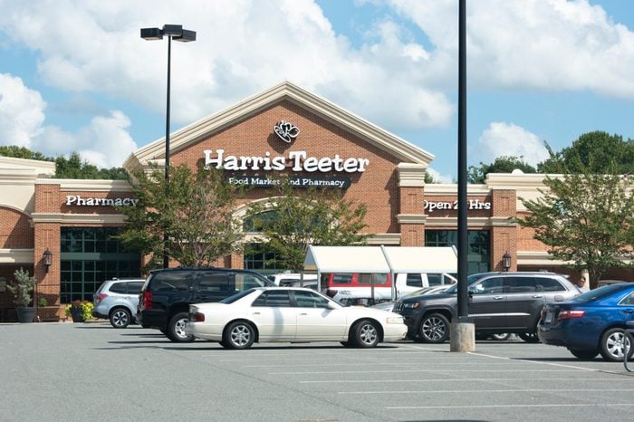 Raleigh, NC/United States- 09/05/2018: The exterior of a Harris Teeter retail location in North Raleigh.