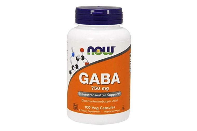 NOW GABA 750 mg,100 Veg Capsules 