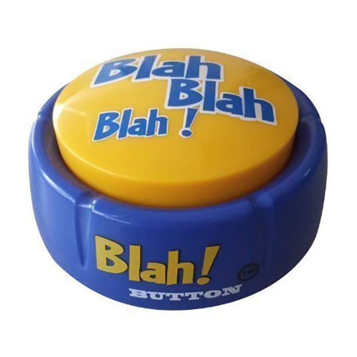 blah button