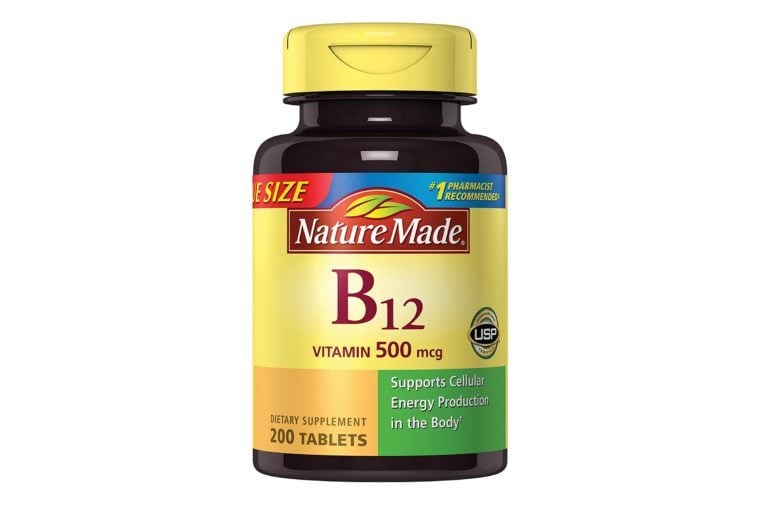 Nature Made Vitamin B12 500 mcg. Tablets Value Size 200 Ct 