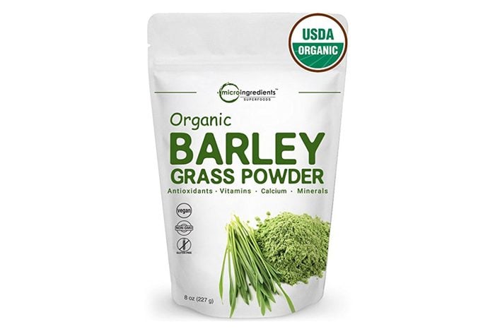 Sustainably US Grown, Organic Barley Grass Powder, 8 Ounce, Rich Fiber, Minerals, Antioxidants, Chlorophyll and Protein, Best Superfoods for Beverage and Smoothie, Non-GMO and Vegan Friendly