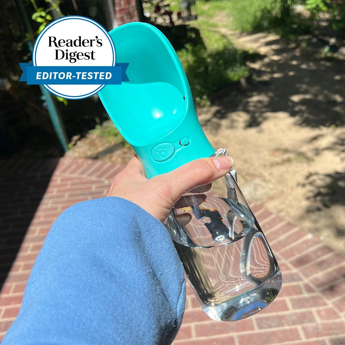 Dog Water Bottles Travel Portable Leaf Reversible Lightweight Pet Water  Dispense