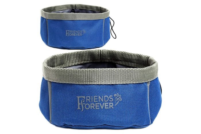 Collapsible Dog Bowl - 2 Pack Travel Dog Bowl, Water and Food Bowls for Dogs - Portable Pet Hiking Accessories