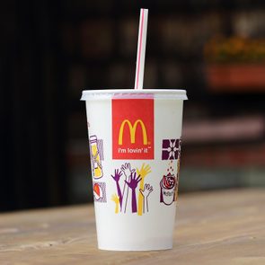 mcdonald's cup milkshake shake
