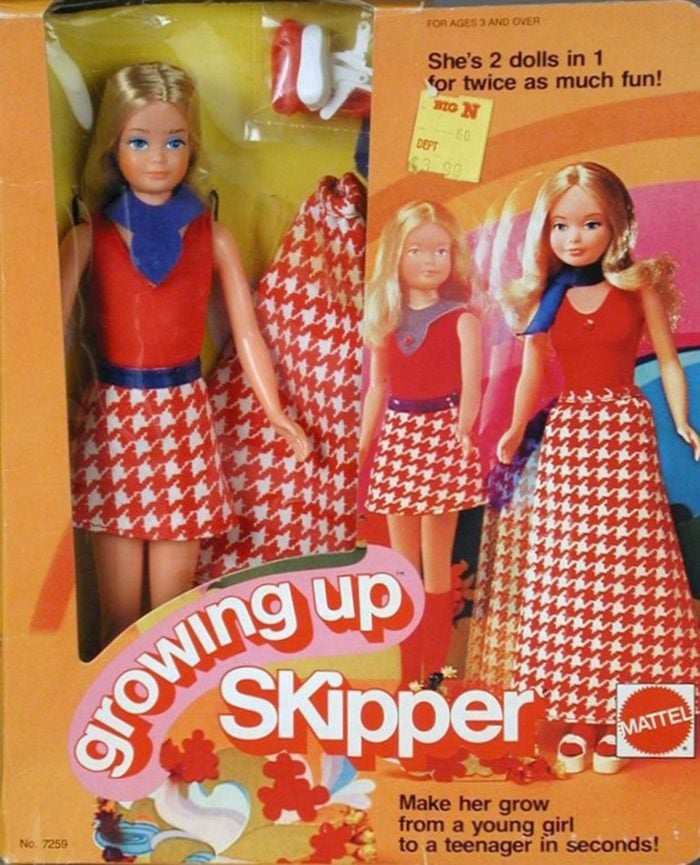 growing up skipper barbie