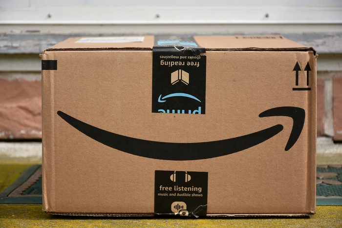 HAGERSTOWN, MD, USA - MAY 5, 2017: Image of an Amazon packages. Amazon is an online company and is the largest retailer in the world.