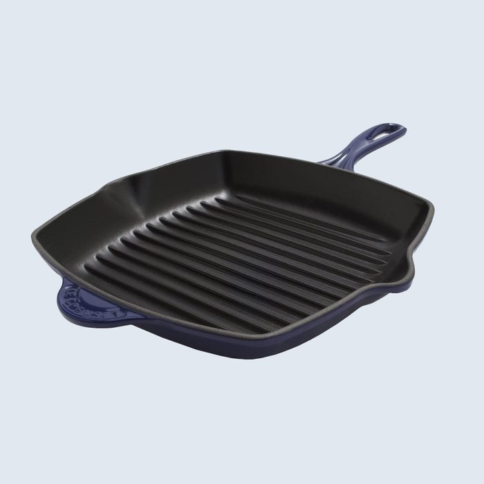 square cast iron skillet pan