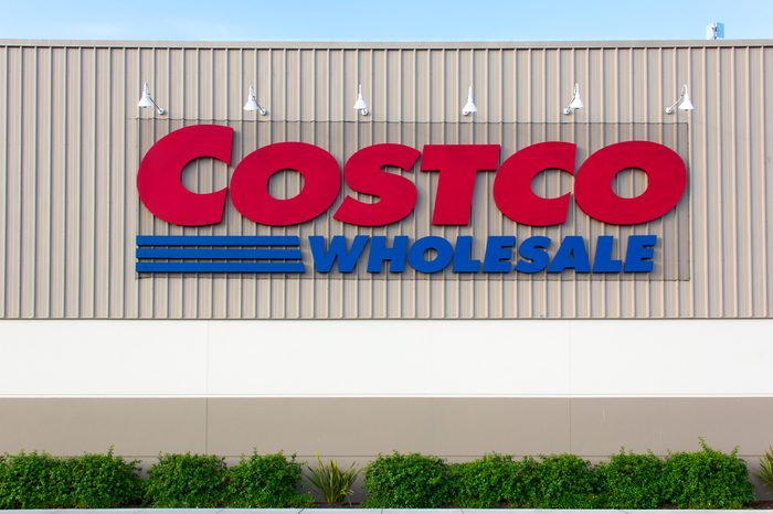 SAND CITY, CA/USA - APRIL 23, 2014: Costco Wholesale store exterior. Costco Wholesale Corporation is a membership-only store and second largest retailer in the United States.