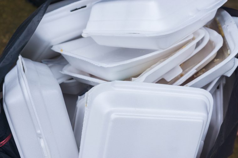 Foam food containers are hazardous to health and the environment.