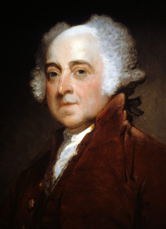 History Gilbert Stuart (1755-1828), John Adams 1821 US President