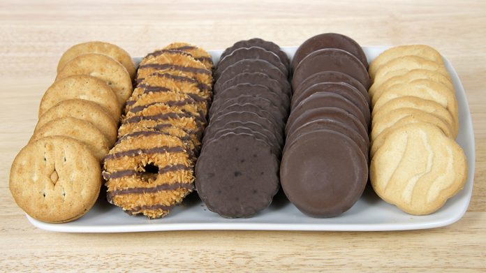 girl scout cookie assortment