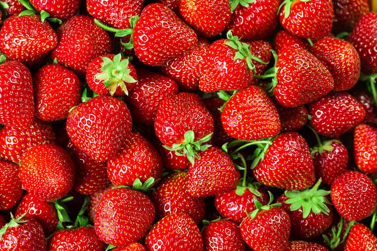 Fresh Strawberry Background.