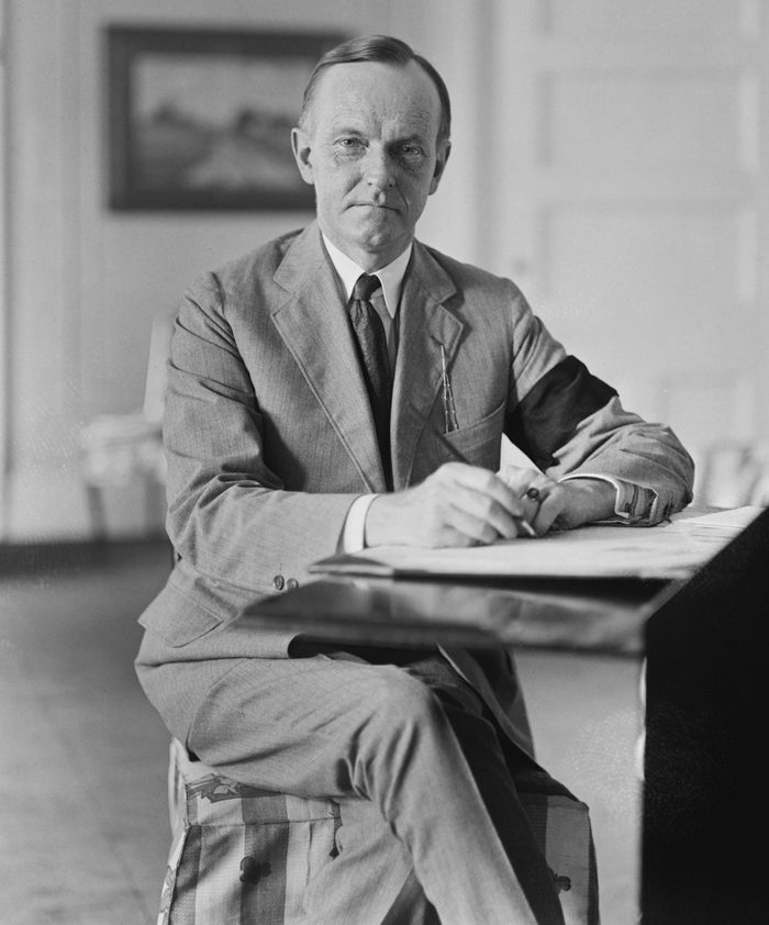 VARIOUS New U.S. President Calvin Coolidge after death of U.S. President Warren G. Harding, Washington DC, USA, National Photo Company, August 4, 1923