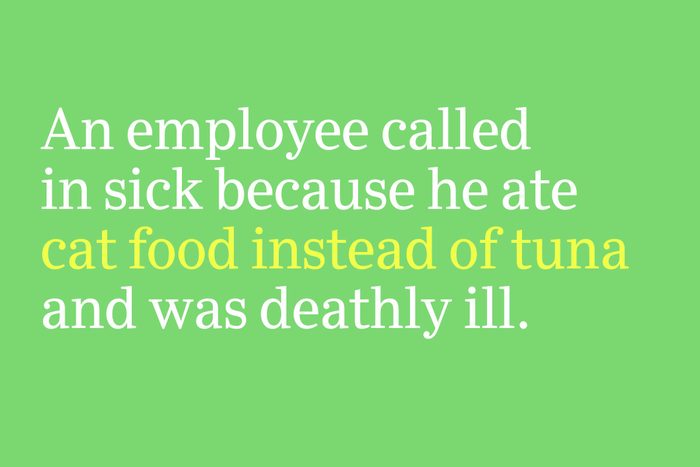The Funniest REAL Excuses To Get Out of Work | Reader's Digest