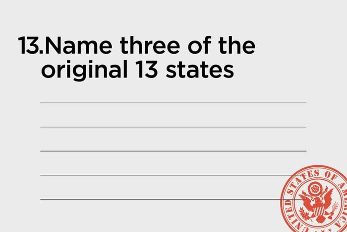 name three of the original 13 states