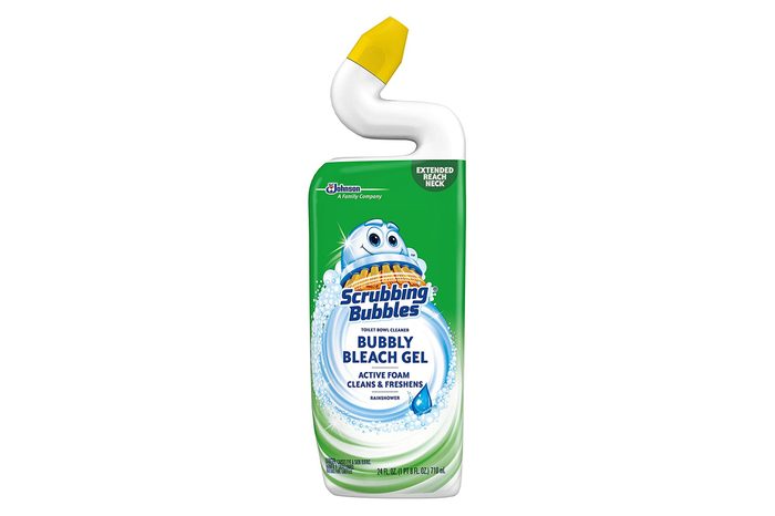 Scrubbing Bubbles Bubbly Bleach Gel Toilet Bowl Cleaner, Rainshower, 24 oz