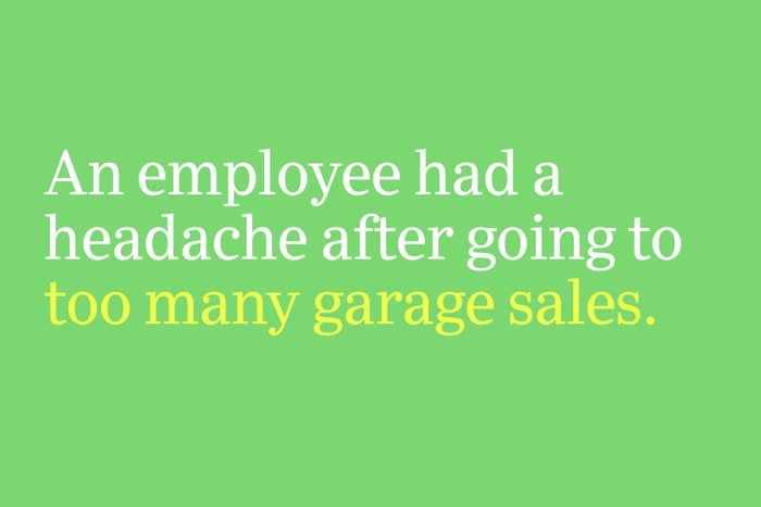 too many garage sales