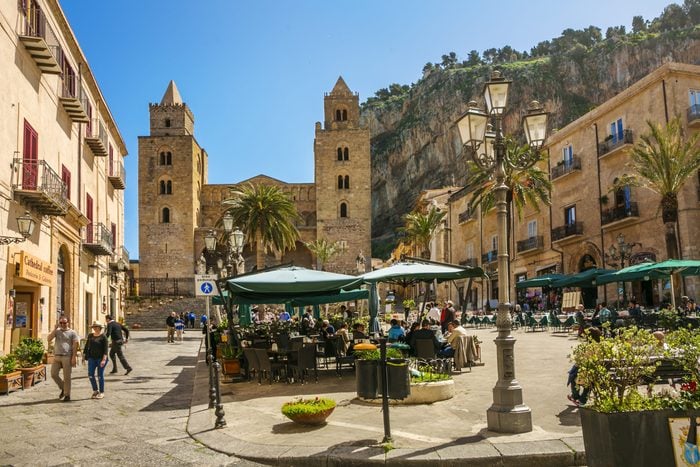 Cathedral Of Cefalu In Sicily