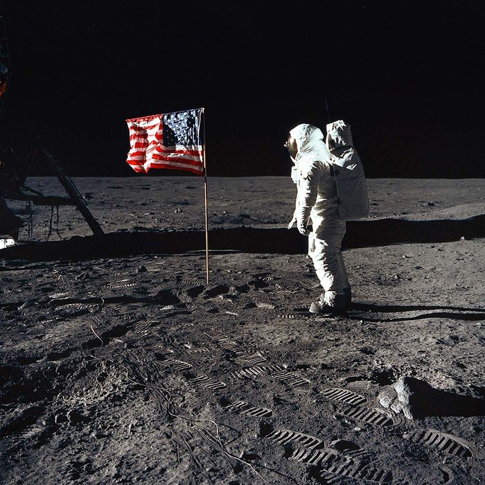 The Moon - Astronaut Edwin 'Buzz' Aldrin