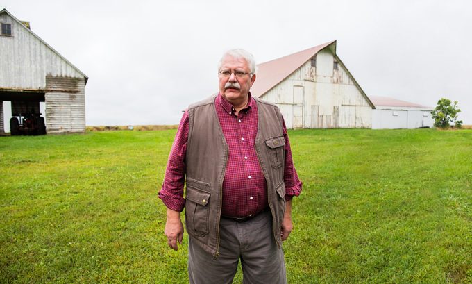 When the 1980s farm crisis hit, Mike Rosmann moved home to Harlan, Iowa, near the farm where he grew up.