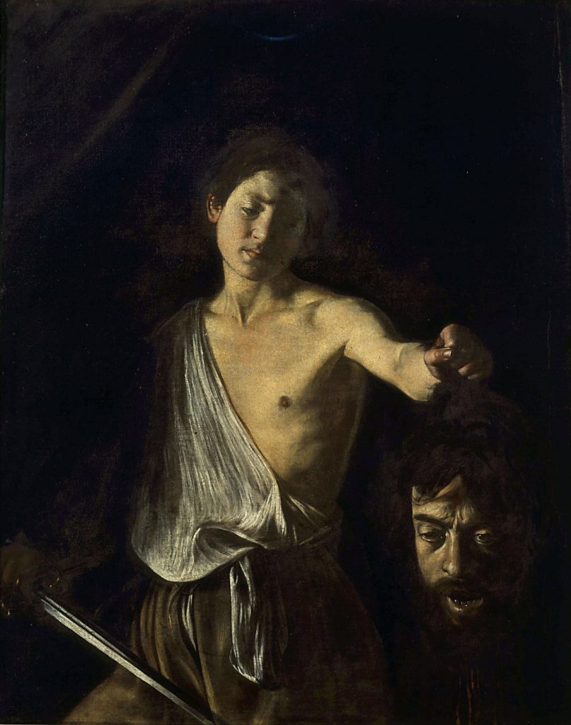 Art (Paintings) - various David with head of Goliath (Michelangelo Merisi da Caravaggio)