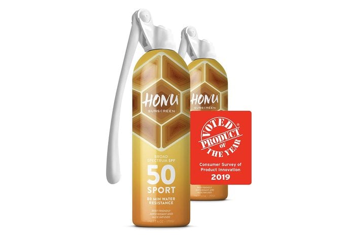 Honu Sunscreen Superior Sun Protection by Starco Brands - With Patented Spray Wand Technology and Broad Spectrum SPF 50 Allows Sunscreen Coverage to all Hard to Reach Spots (2-Pack) 