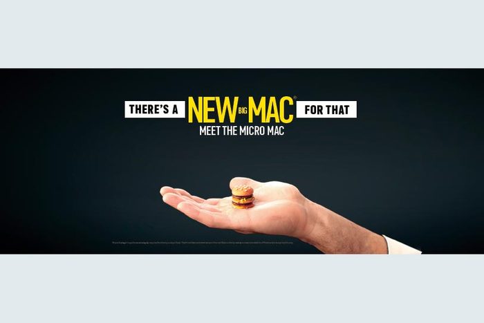 Mcdonalds Micro Mac ad prank