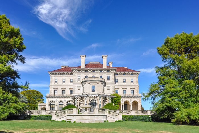 Newport, USA - CIRCA 2010: The Breakers Mansion in Newport, Rhode Island. The Breakers is one of the most fabulous mansions built in 1893.