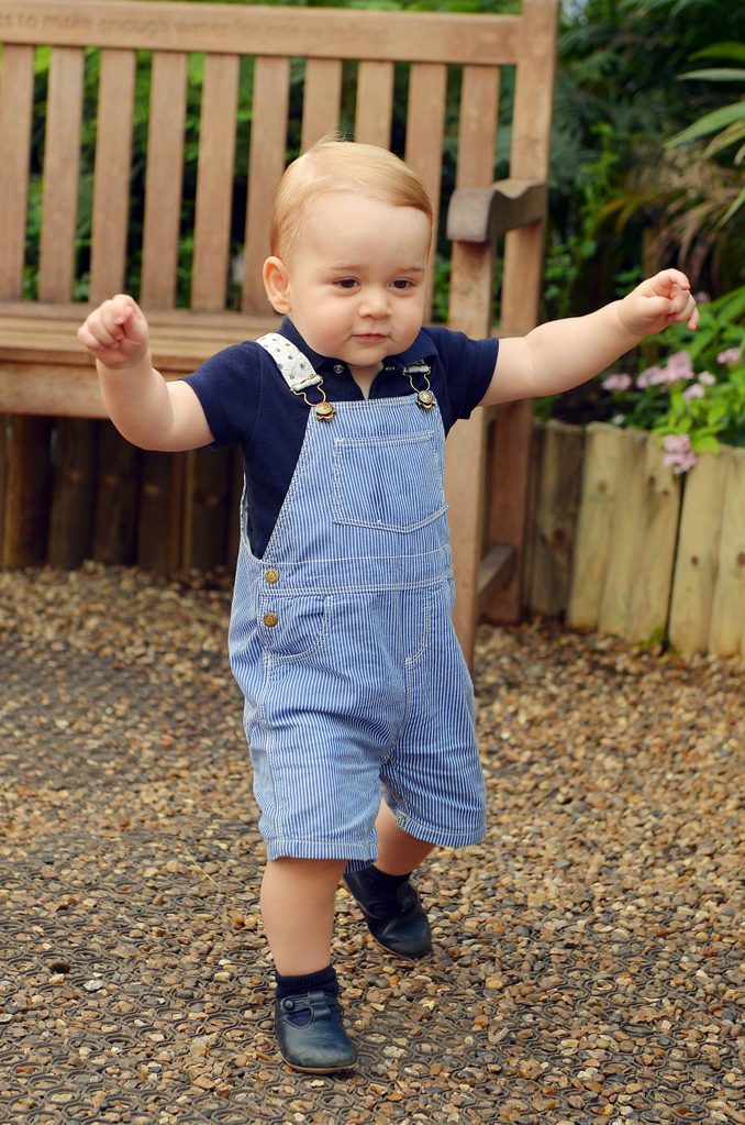 Prince George picture released to mark first birthday, London, Britain - 02 Jul 2014