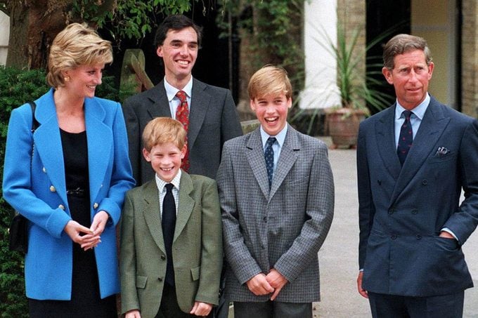 PRINCE WILLIAM, Princess Diana, PRINCE CHARLES AND PRINCE HARRY