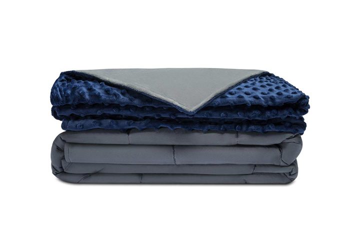 Quility Premium Adult Weighted Blanket & Removable Cover | 20 lbs | 60”x80” | for Individual Between 190-240 lbs | Full Size Bed | Premium Glass Beads |...