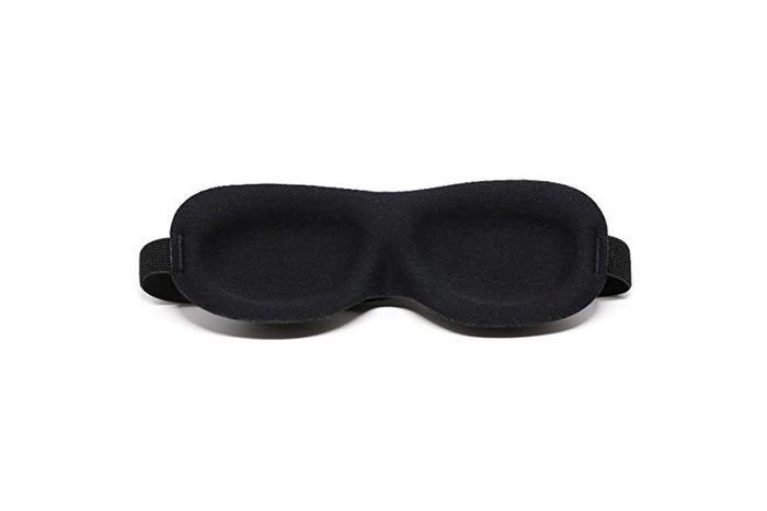 Sleep Mask by Bedtime Bliss - Contoured & Comfortable With Moldex Ear Plug Set. Includes Carry Pouch for Eye Mask and Ear Plugs - Great for Travel, Shift Work & Meditation (Black)