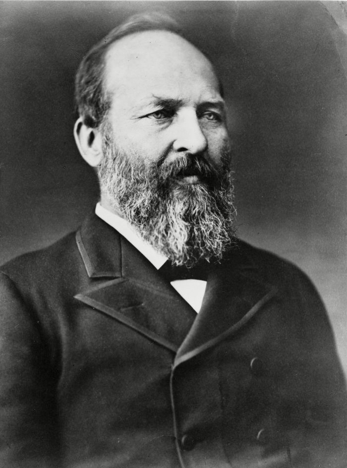 Various Between 1870 and 1881 - James A. Garfield. Assassinated President of the United States.