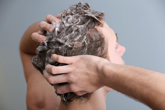shampoo wash hair