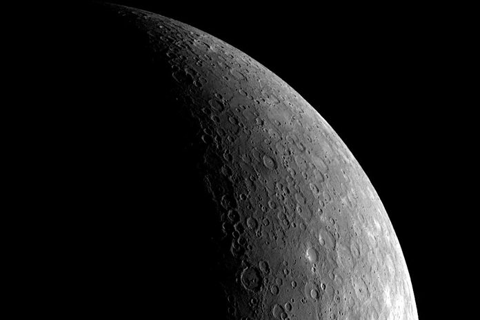 Crescent View Of Mercury