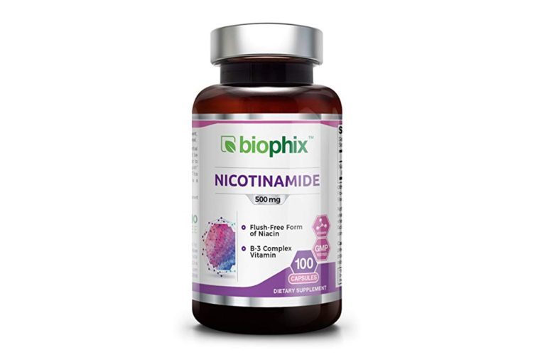 B-3 Nicotinamide 500 mg 100 Capsules - Natural Flush-Free Vitamin Formula | Gluten-Free Nicotinic Amide Niacin | Supports Skin Health | Healthy Cell Repair 