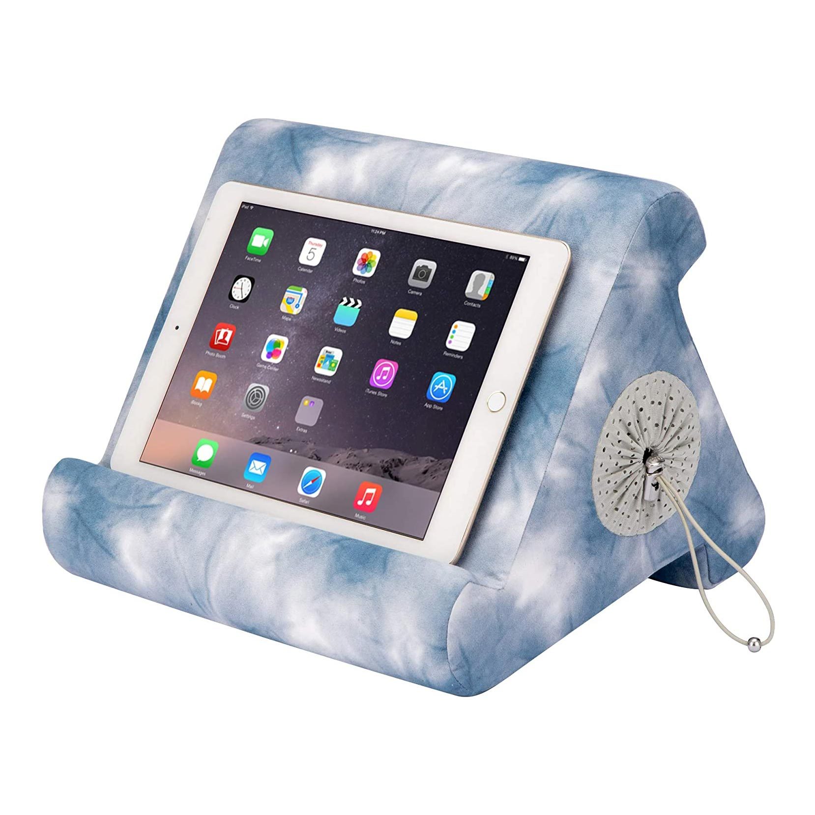 Flippy with Storage Cubby Multi-Angle Soft Pillow Lap Stand for iPads