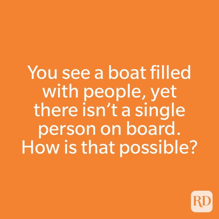 You see a boat filled with people, yet there isn’t a single person on board. How is that possible?