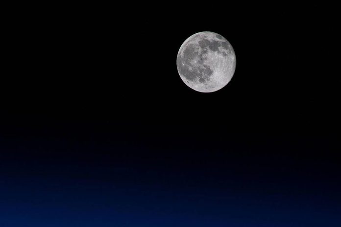 Seeing Our Moon From The Space Station