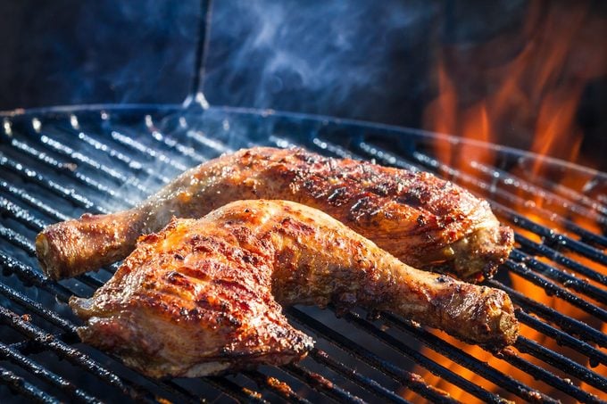 how to grill chicken legs