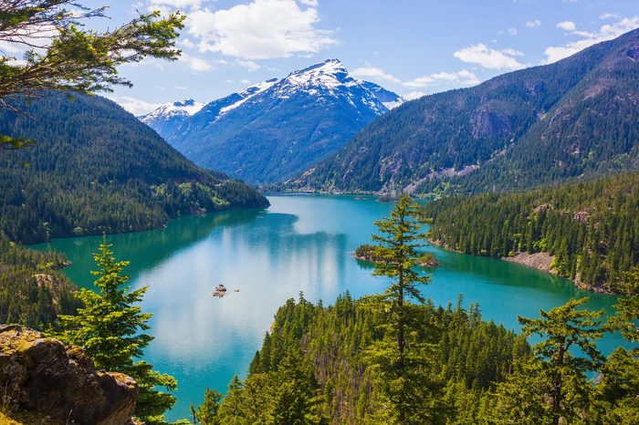 Diablo lake. North Cascades National Park, Washington, USA