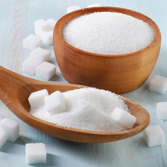 Sugar on wooden table. Selective focus; Shutterstock ID 167256818; Job (TFH, TOH, RD, BNB, CWM, CM): TOH
