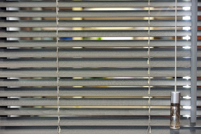 Metal blinds, background, texture