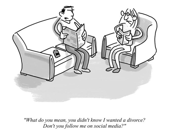 Cartoon about Divorce