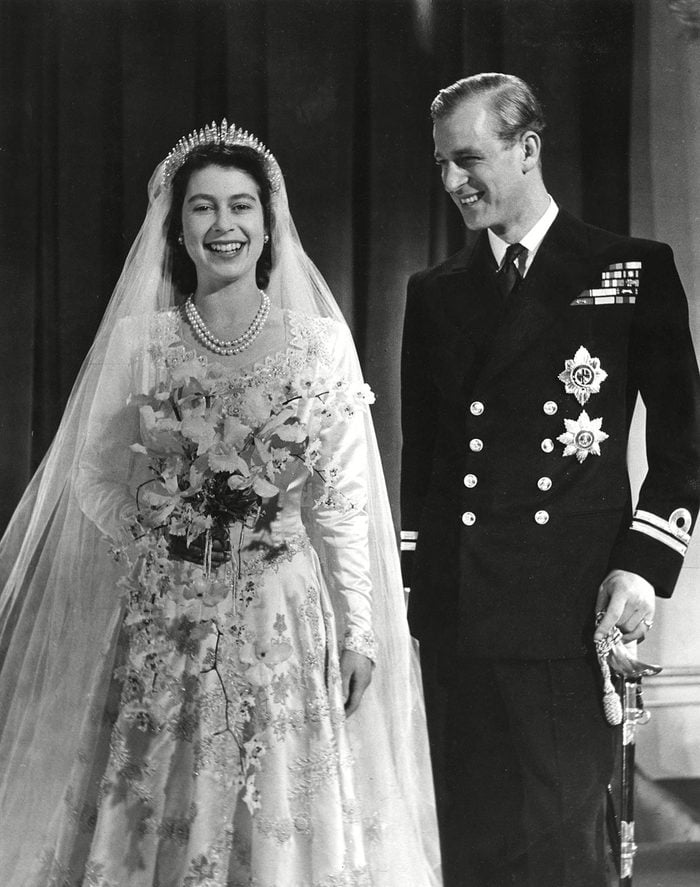 Historical Collection 174 Princess Elizabeth (queen Elizabeth Ii) and Prince Philip Duke of Edinburgh (formerly Lieutenant Philip Mountbatten) Pose Together For an Official Photograph Following Their Marriage at Westminster Abbey On 20 November 1947 1947