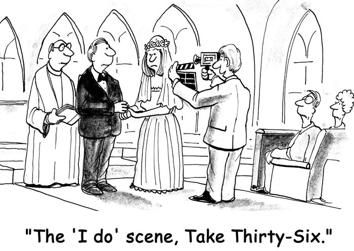 Wedding video, take thirty-six cartoon